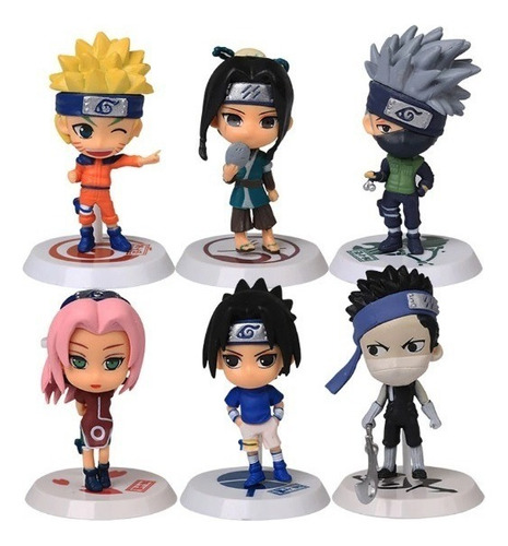 Action Figure Boneco Naruto Shippuden Coleção + Chaveiro