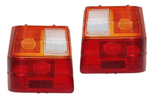 Juego Lente Faro Trasero Fiat Uno 88 90 92 94 98 00 02 