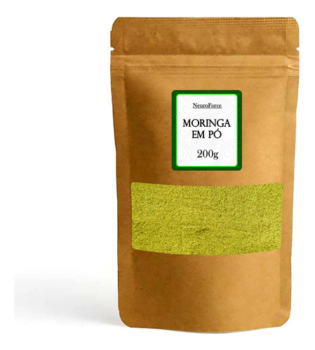 Moringa Em Pó 200g + Extratos Juba De Leão - Reishi - Chaga