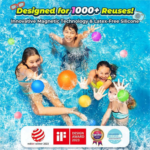 12pcs Balões De Água Reutilizáveis Balões De Silicone