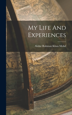 Libro My Life And Experiences - Abdur Rahman Khan Mohd