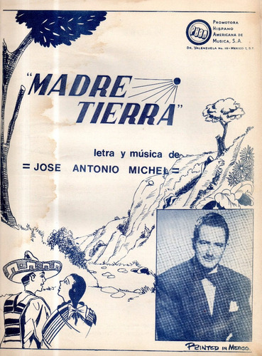 Madre Tierra José Antonio Michel Partitura