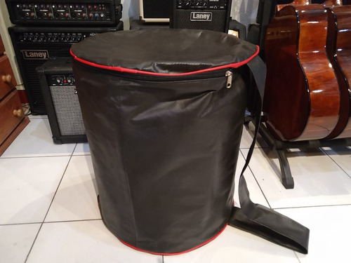 Imagen 7 de 12 de Bombo Criollo Mediano 40x51cm C/palillos Y Funda Santiagueño