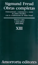 Comprar Obras Completas - Freud 13 Totem Y Tabu: Y Otras Obras  1913