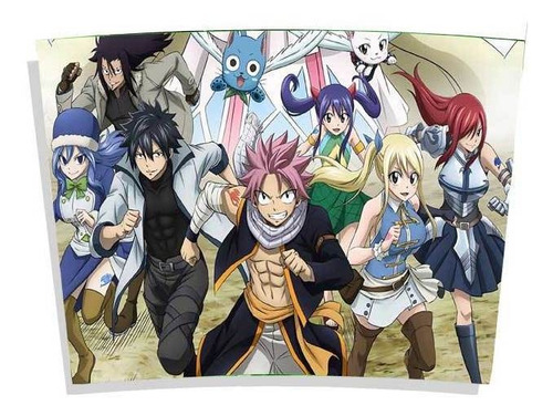 Imagem 2 de 3 de Kit Anime Fairy Tail Copo E Caderneta