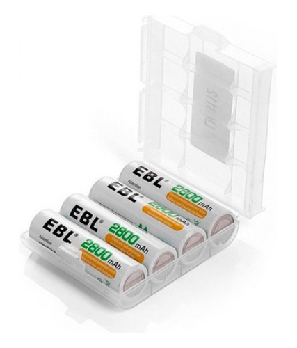 Pila Bateria Aa Recargable 2800mah Ebl