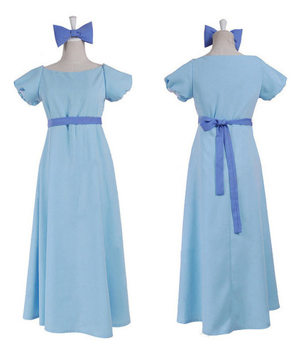 Peterpan Wendy Rachel Long Dress Cosplay