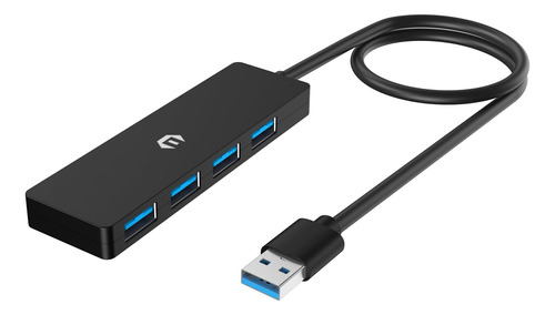 Hub Usb 4 Puertos, Adaptador Usb 3.0, Concentrador De Datos 