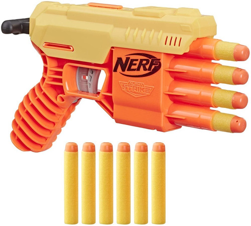 Pistola Nerf Alfa Strike Incluye 10 Dardos Fang Qs 4 Cadia