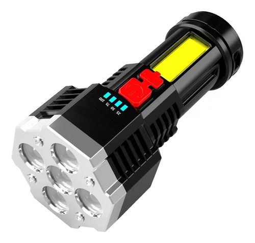 ^ Linterna Led Recargable Superpotente De 5 Led