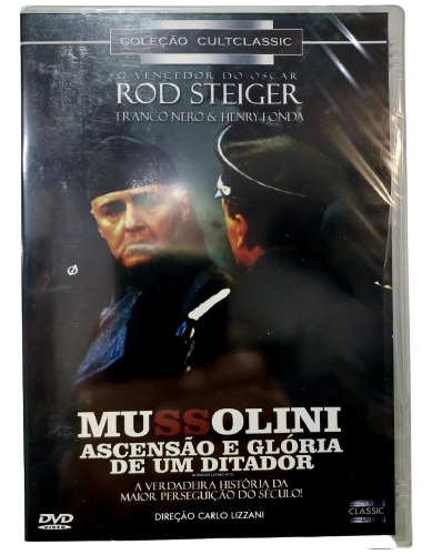 Mussolini Ascensão E Glória De Um Ditador Rod Steiger Lacrad