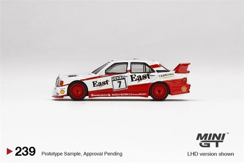 Imagem 3 de 3 de Mercedes-benz 190e 2.5-16 Evolution Ii East - 1:64 - Mini Gt