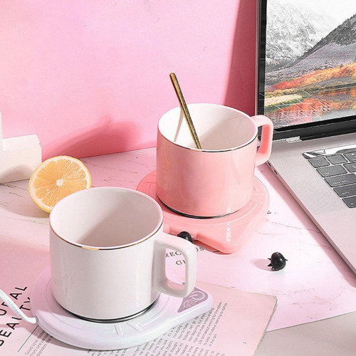 Imagen 2 de 9 de Taza Con Calentador Electrico