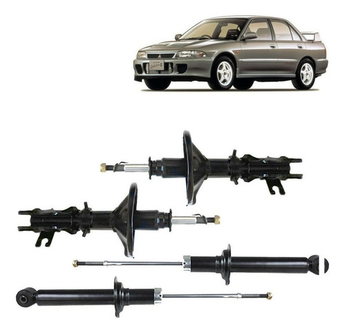 Kit Amortiguadores Tras Del Para Mitsubishi Lancer 1993 1999