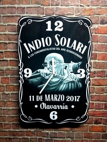 Reloj De Pared De Indio Solari.
