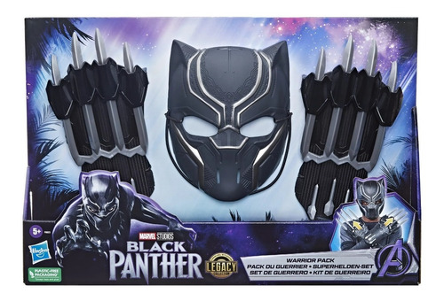 Marvel Black Panther Set De Guerrero Mascara Y Garras 2022 
