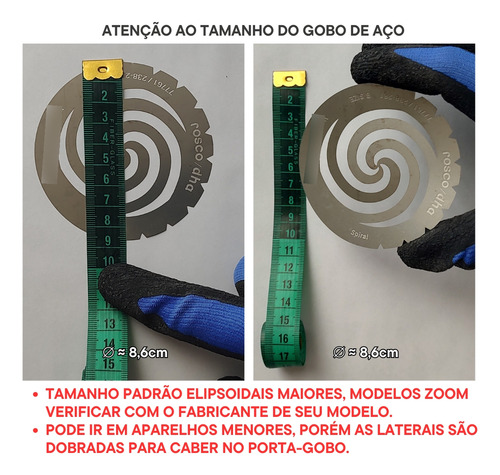 Coleção 04 (quatro) Modelos Gobo Árvore Para Elipsoidal (Usado)