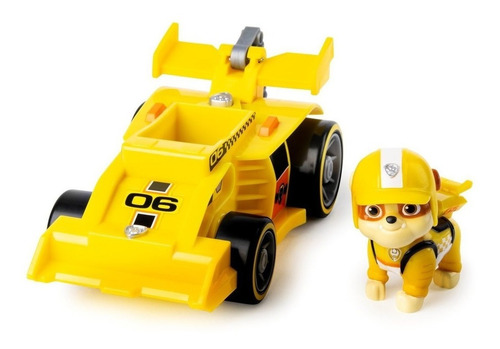 Vehiculo Paw Patrol Rubble Race & Go Deluxe Nuevo Original