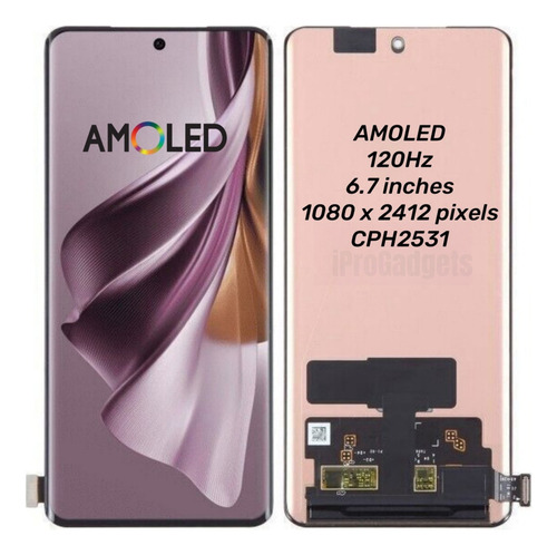 . Pantalla Táctil Amoled Display Para Oppo Reno10 5g Cph2531
