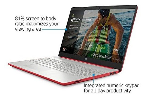 Laptop HP Pavilion 15.6'' Intel Quad-core 16GB 1TB -rojo