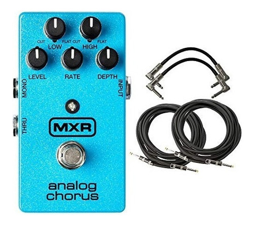 Pedal De Chorus Analogico Mxr M234 Con 4 Cables Libres