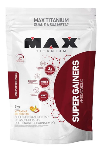 Super Gainers Anticatabolic 3.000g Vitamina De Frutas- Max