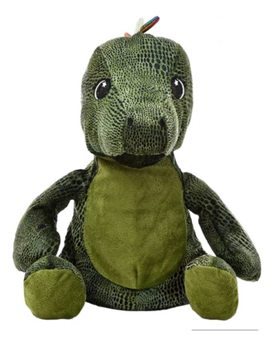 Mochila De Peluche Dinosaurio Bordado Suave Original Cute