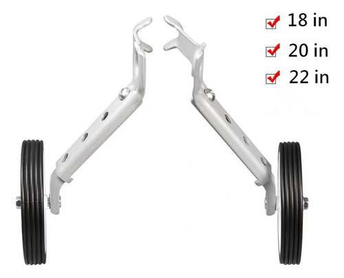Homee - Ruedas De Entrenamiento Para Bicicleta Infantil (vel