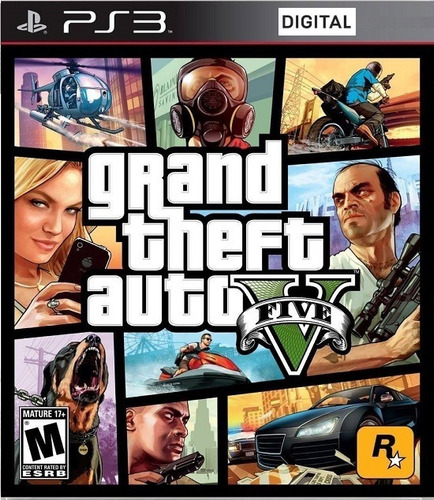 Grand Theft Auto V Ps3 Juego Orginal Digital Play 3 Gta V 