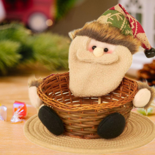 Cesta Navideña 2024, Centro De Mesa, Grande Papá Noel