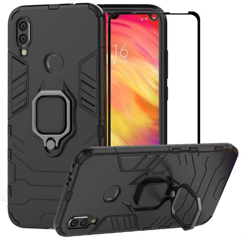 Funda Xiaomi Redmi Note 7 Pro Protector Soporte Metalico