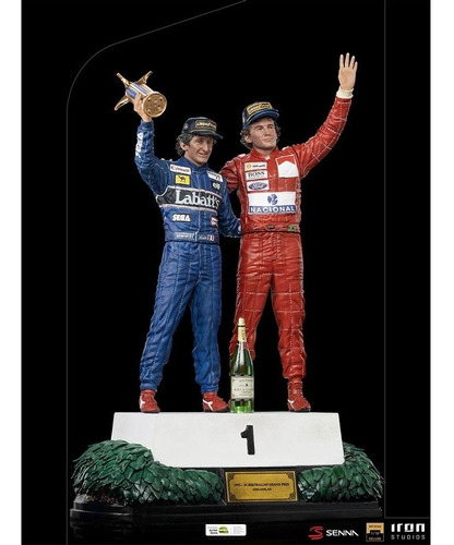Ayrton Senna And Alain Prost Deluxe 1/10 - Iron Studios