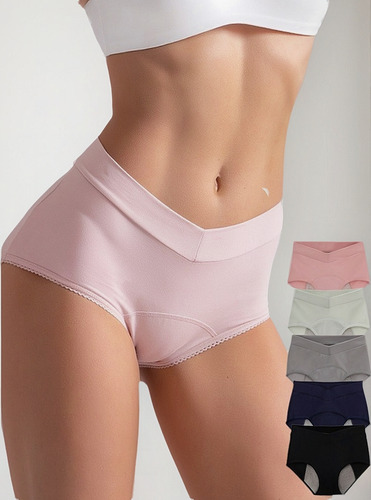 Bragas Menstruales A Prueba De Fugas De Talla Grande, 5 Piez