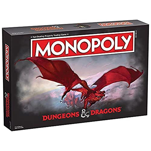 Ganar Mueve Dungeons Y Dragones Monopoly Juego, Juega J3kqr