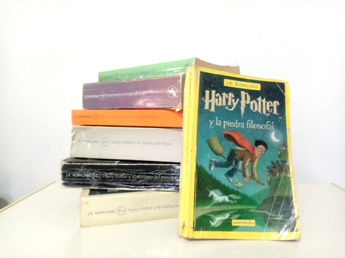 Coleccion De 7 Libros De Harry Potter