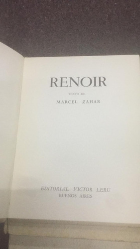 Renoir. Marcel Zahar.  Ars Mundi. Ed. Leru