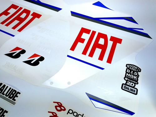 Kit Adesivos Moto Yamaha R1 2010 Lorenzo Fiat Ca-16026