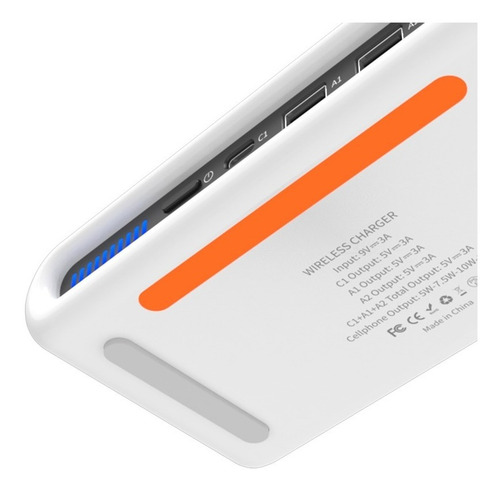 Cargador Rápido Inalámbrico Escritorio Para iPhone 4en1
