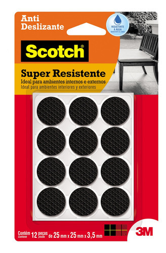 Anti-risco Redondo 3m Preto M