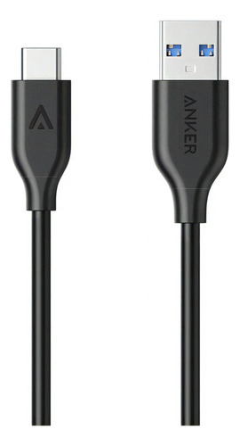 Cabo Anker Powerline Usb-c Para Usb 3.0 0,9 Metros Preto