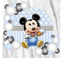 Comprar Fondo Banner Candy Bar Circular Mickey Mouse Bebe 70x70cm