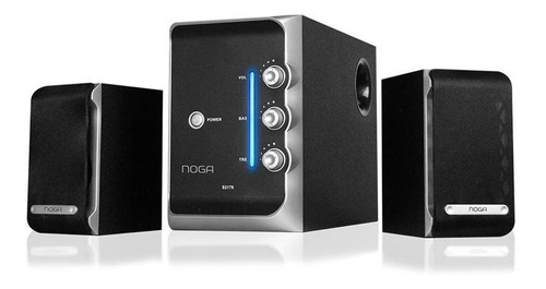 Parlantes Noganet 2.1 + 30w Control Volumen 3.5 Diseño Pc Tv 