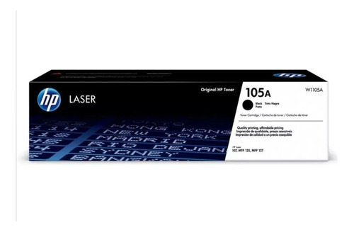 Hp Laser Tóner Original W1105a Negro 107 Mfp 135 Mfp 137