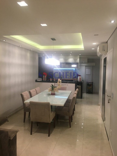 Imagem 4 de 15 de Maravilhoso Apt, Repleto Armários, 3 Dormit, Suite, 2 Vagas,varanda C/churrasqueira. - Mr79413