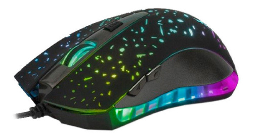 Mouse Optico Gamer Xtech Xtm-410 2400dpi 6 Botones 3d Led Color Negro