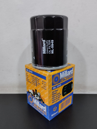 Imagen 2 de 2 de Filtro De Aceite Fiat Palio 1.3 Uno Millard 5949