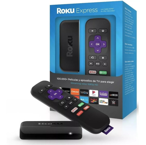Convertidor A Smart Tv Roku Express+ Reproductor Streaming