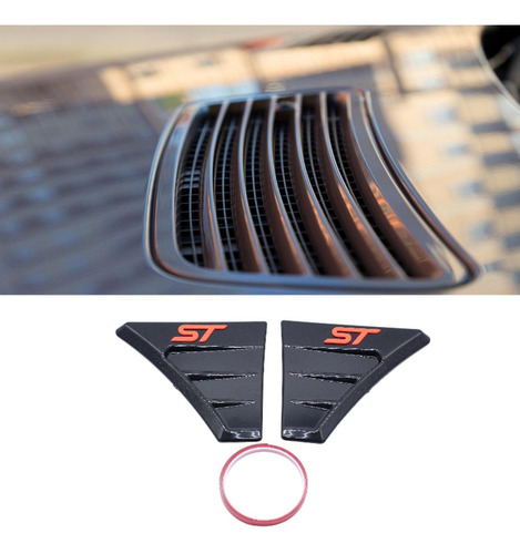 Cubiertas Laterales De Alerón Negras Para Focus Rs Mk2