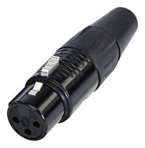 Conector Rean Xlr Hembra Rc3f-bag Color Negro
