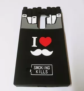 Case Cover Funda Cigarreta LG Stylus 2 Cigarretes Mustache